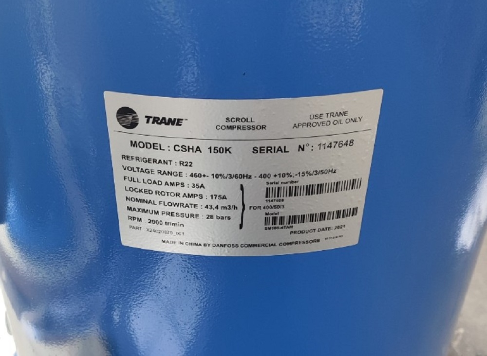 Máy nén danfoss csha 150k – máy nén 15hp